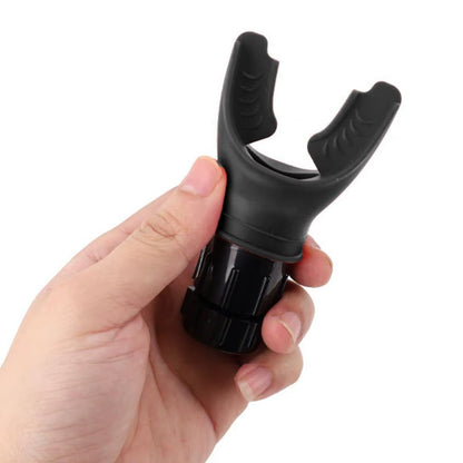 Silicone Breathing Trainer Adjustable Oral Muscle Exercise Device Lung Capacity Abdominal Breathing Training Breathing Exerciser